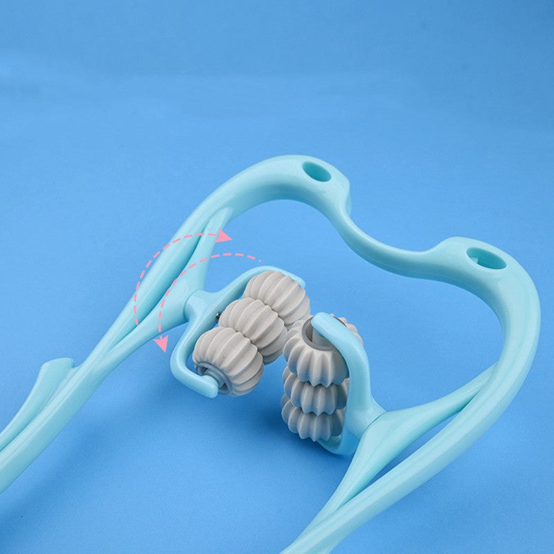 Multifunktionale Manuelle Sechs-rad Nakcne Massage Roller