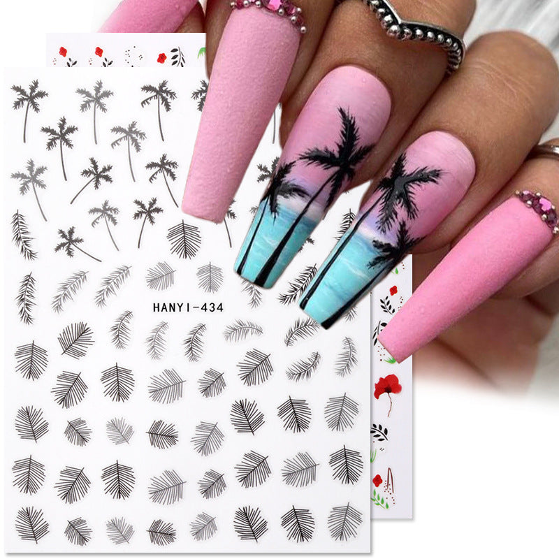 3D Nagel Aufkleber-set