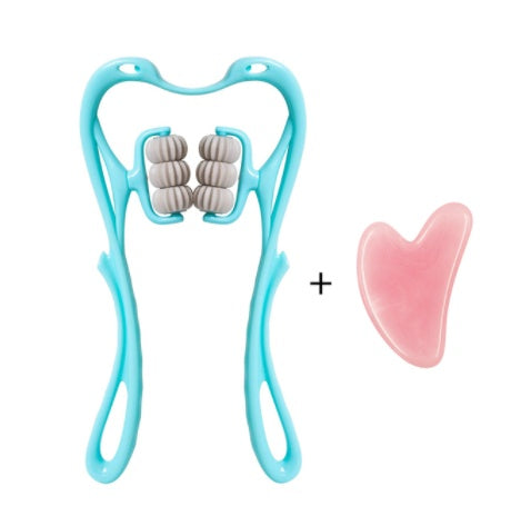 Multifunktionale Manuelle Sechs-rad Nakcne Massage Roller