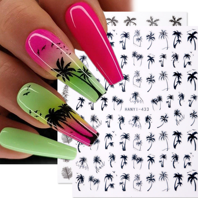 3D Nagel Aufkleber-set
