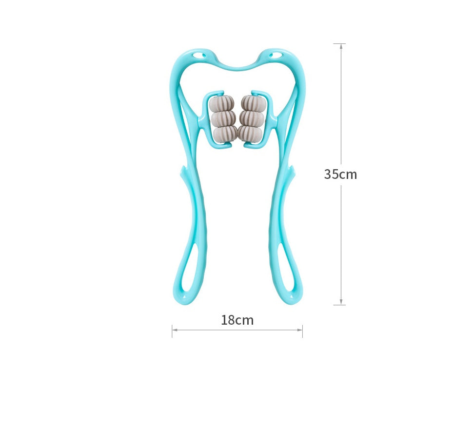 Multifunktionale Manuelle Sechs-rad Nakcne Massage Roller