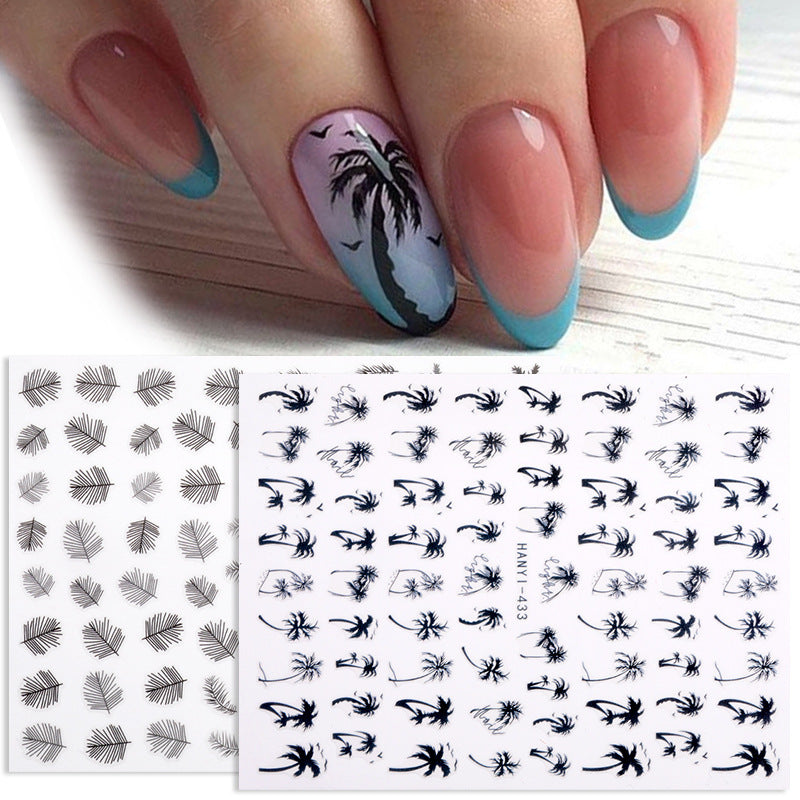 3D Nagel Aufkleber-set